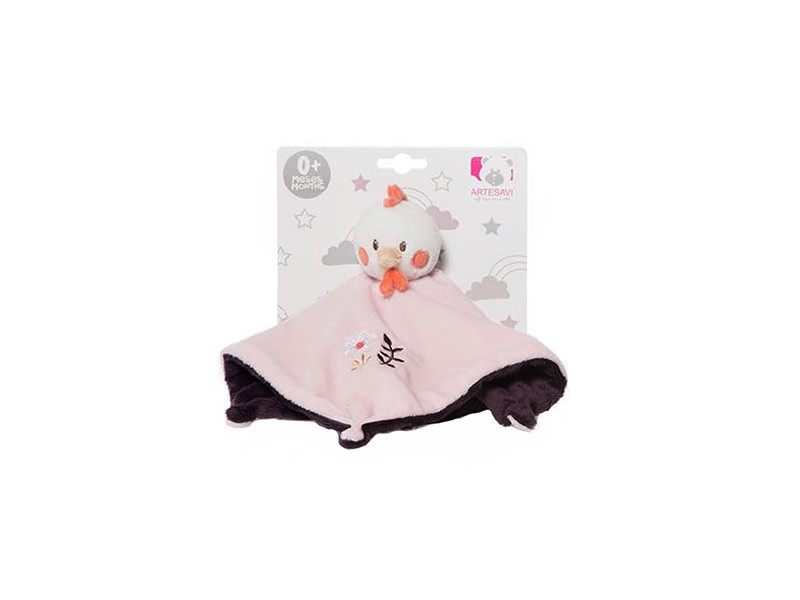 Plišani Doudou - Chicken Stars, Pink, 26 cm