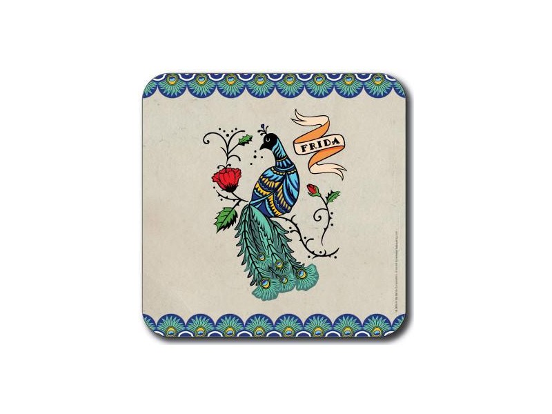 Podmetač - Frida Kahlo, Peacock grey
