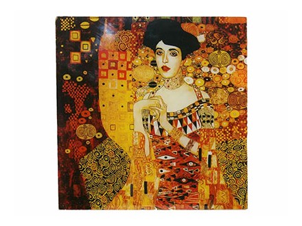 Podmetač - Klimt, Adele Bloch-Bauer, glass - Gustav Klimt