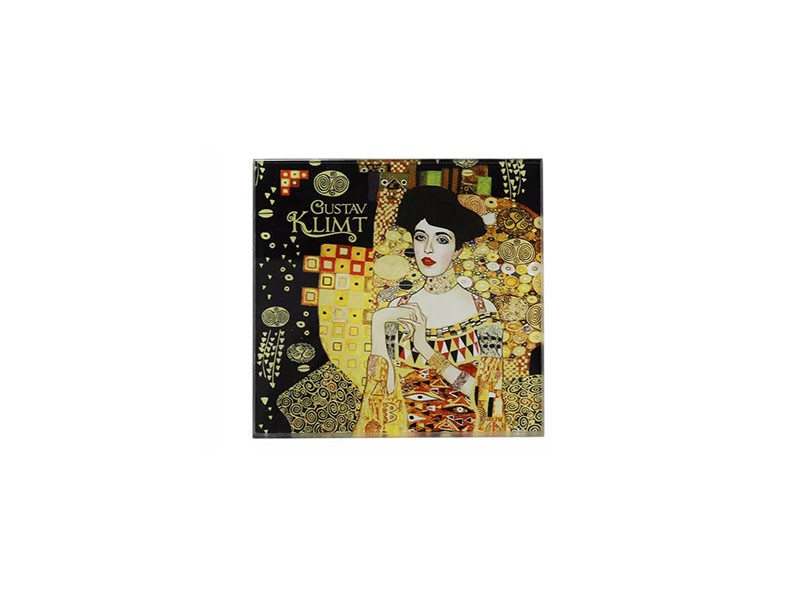 Podmetač - Klimt, Adele Bloch-Bauer, glass - Gustav Klimt