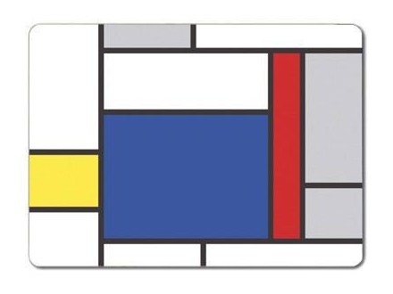 Podmetač - Table Colour Block, Large Blue Block