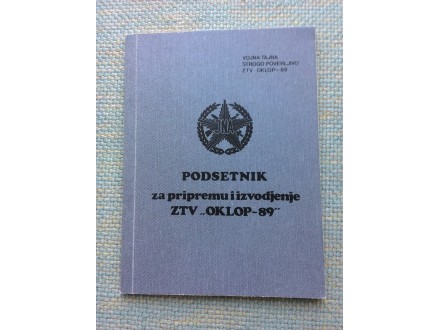 Podsetnik za pripremu i izvođenje ZTV Oklop-89