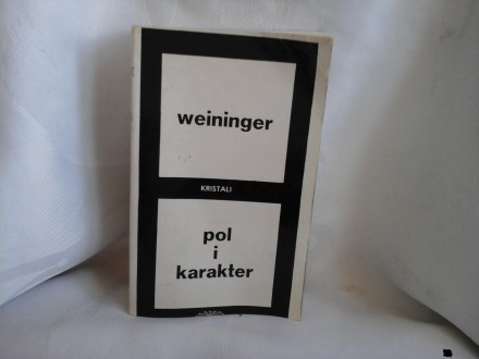 Pol i karakter Oto Vajninger Weininger