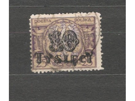 Poljska 1923 žigosan