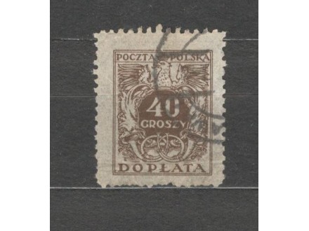 Poljska 1924 žigosan