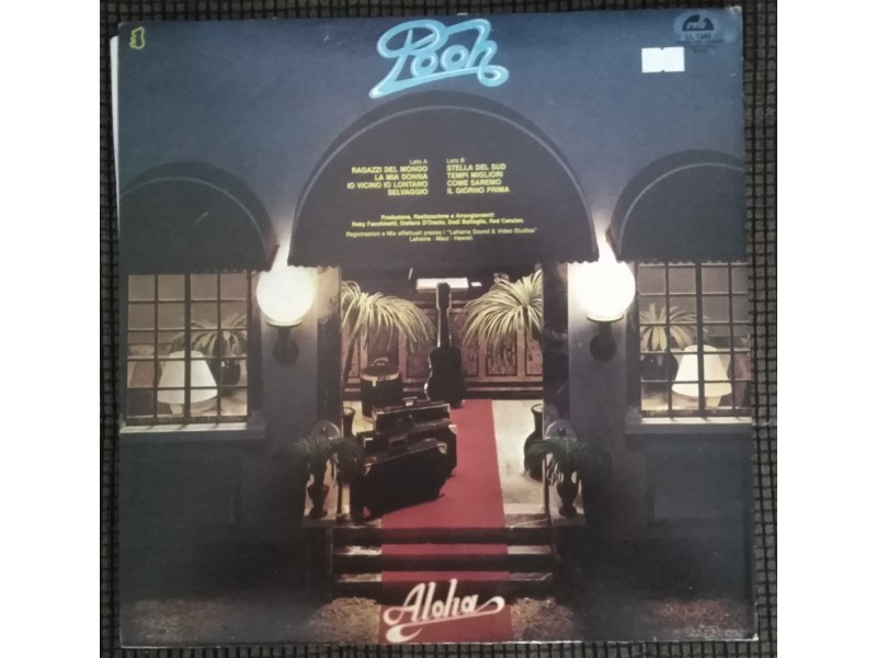 Pooh ‎– Aloha LP (MINT,1985)