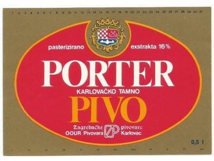 Porter Karlovacko Tamno Pivo