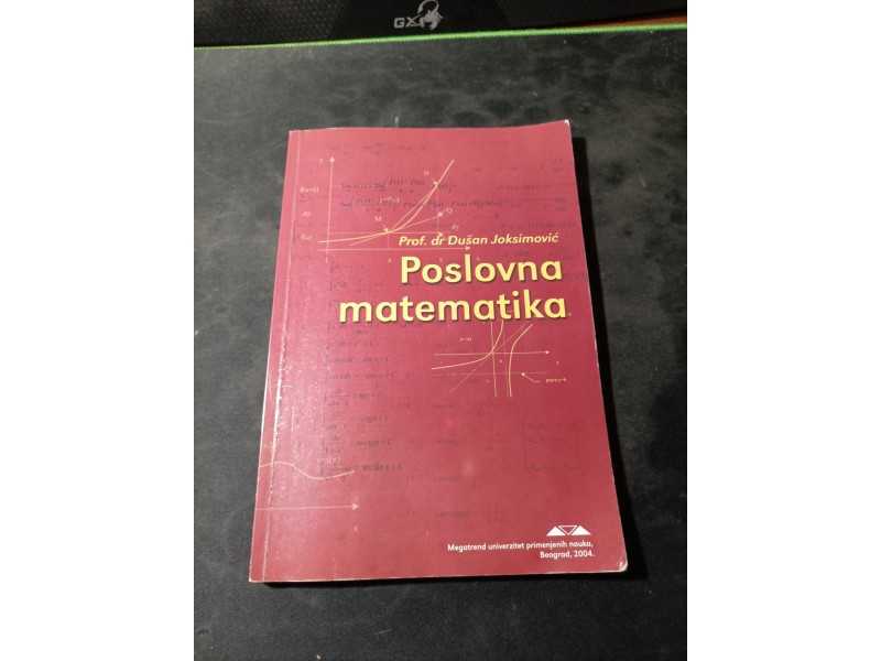 Poslovna matematika - Dušan Joksimović