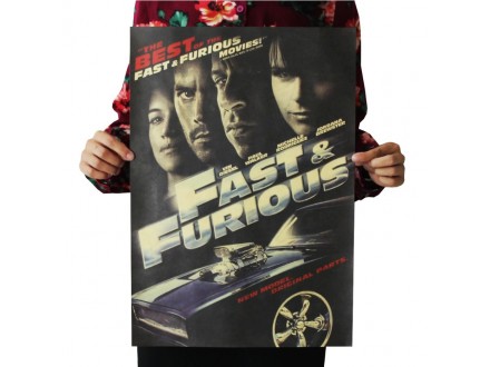 Poster Fast and Furious 51x36