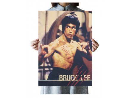 Poster Retro Bruce Lee Model 1
