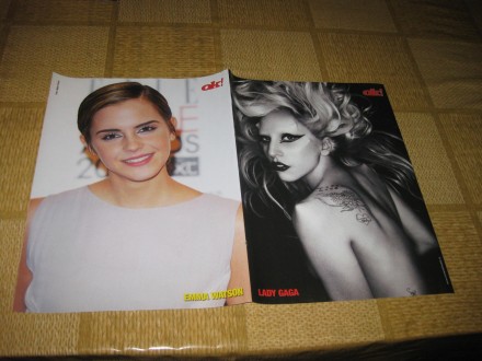 Poster (dvostrani) Lady Gaga, Emma Watson, Jake Gyllenh