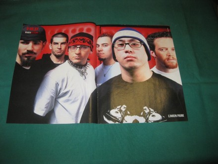 Poster (dvostrani) Linkin Park, Axl Rose