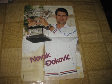 Poster (dvostrani) Novak Đoković, Adele
