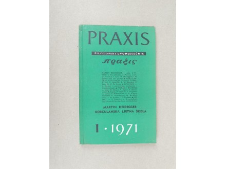 Praxis, I. 1971. god.