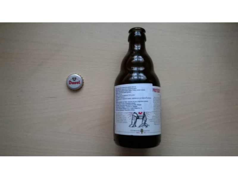 Prazna flaša DUVEL belgish speciaal piva 330ml sa čepom