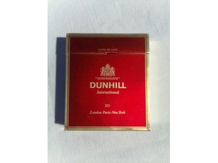 Prazna kutija za cigarete - Dunhill International