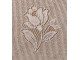 Prekrasna cipkana cvetna zavesa sa nasivenom trakom slika 2