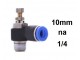 Prigusni ventil 10mm na 1/4 (12.8mm SL10-1/4 slika 1