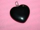 Privezak srce od crnog oniksa slika 1