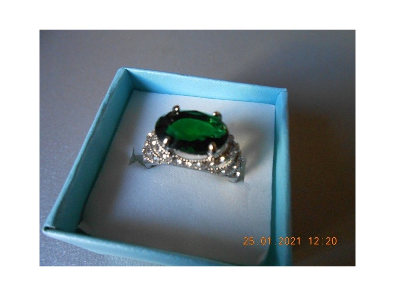 Prsten - Smaragd