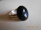 Prsten crni oniks - poludragi kamen slika 1