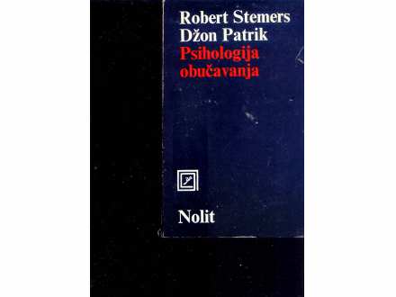 Psihologija obucavanja - R.Stemers-Dzon Patrik