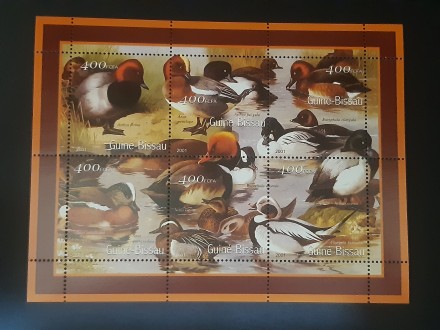 Ptice Patke - Guinea Bissau 2001 ** Serija u tabaku
