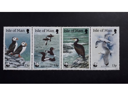Ptice (vodene) WWF - Isle of Man 1989. ** Čisto