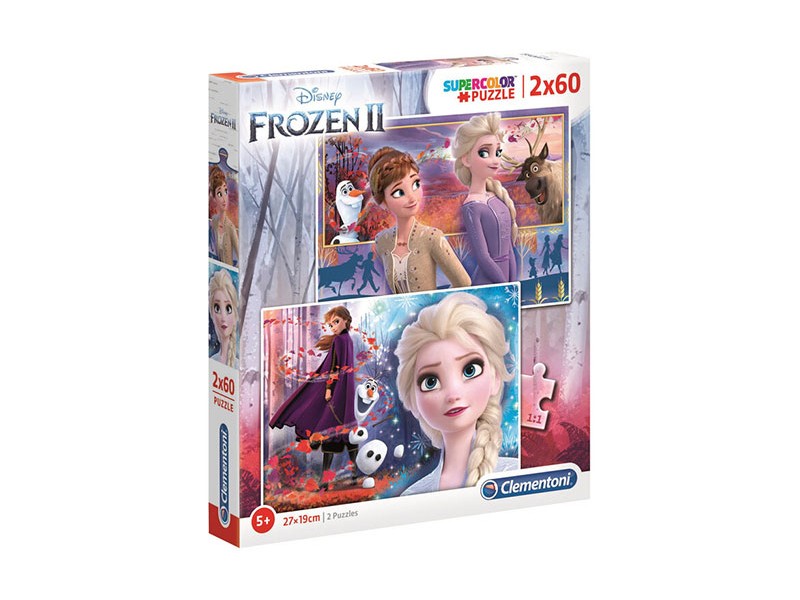 Puzle - Clementoni, Frozen 2 2x60 - Disney, Frozen