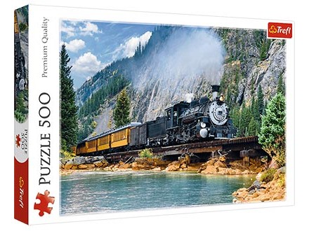 Puzzle 500 - Mountain train