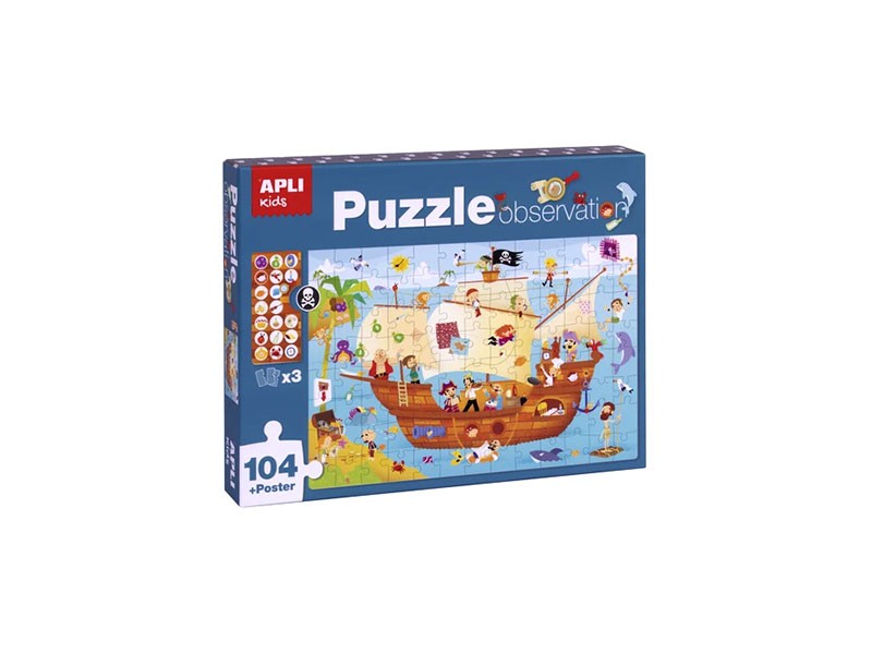 Puzzle - piratski brod