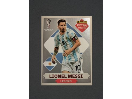 Qatar 2022 - Extra stickers Legend Lionel Messi