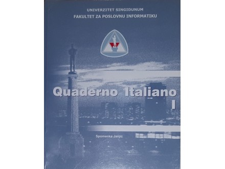 Quaderno Italiano I - Spomenka Janjić