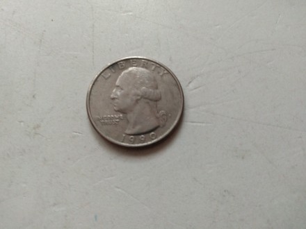 Quarter dolar,P,  USA, 1990.
