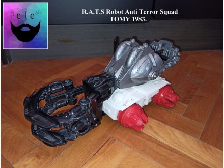RATS ROBOT ANTI TERROR SQUAD - GRAPPLOR , TOMY 1983.