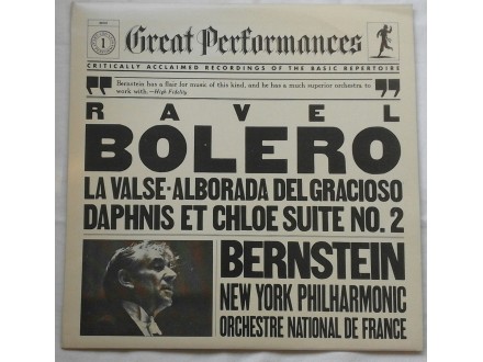 RAVEL / BERNSTEIN  NY Philharmonic  - BOLERO