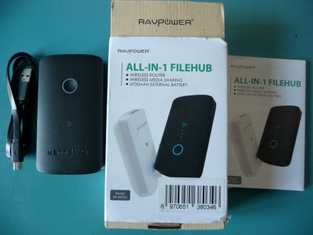 RAVPower FileHub Plus, Dual Band Wireless Travel Router