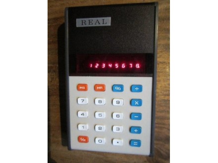 REAL Mini Calculator - stari kalkulator iz 197x. g.