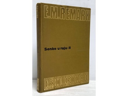 REMARK - SENKE U RAJU II