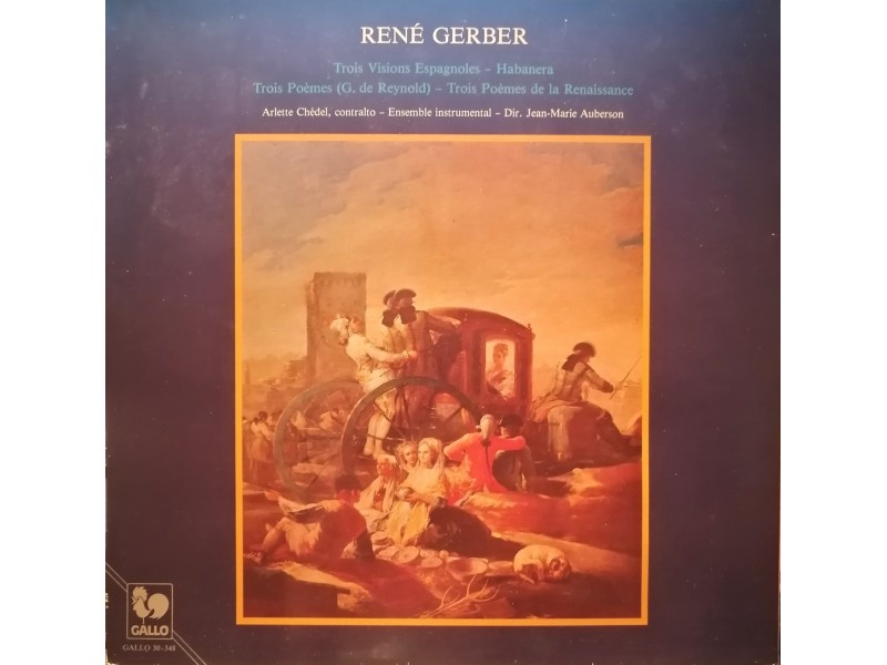 RENE GERBER - Trois Visions Espagnoles-Habanera