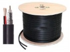 RG59+2x0.75NX Koaksialni kabl sa napojnim kablom outdoor black 305m