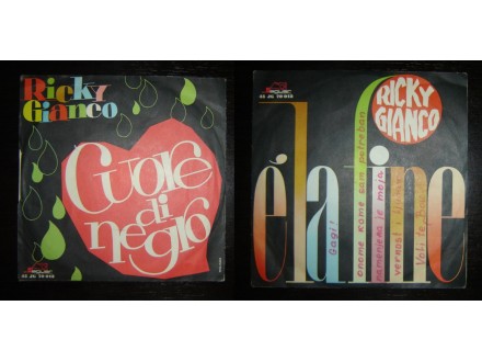 RICKY GIANCO - Cuore Di Negro (singl) Made in Italy