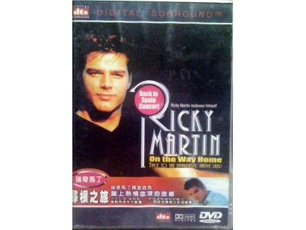 RICKY MARTIN - ON THE WAY HOME - DVD - SPAIN KONCERT