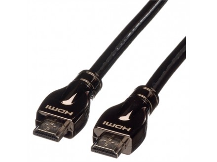 ROLINE HDMI Ultra HD Cable + Ethernet, M/M, black, 15.0 m