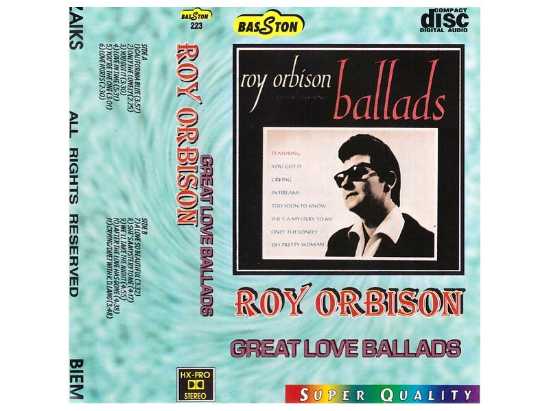ROY ORBISON - Great Love Ballads