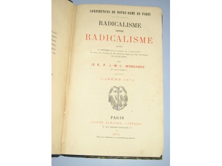 Radikalizam protiv radikalizma francuski 1872 god.