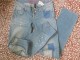 Rainbow jeans farmerke fazonirane sa zakrpama slika 1