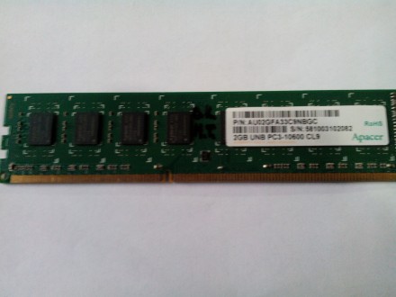 Ram memorija Apacer DDR3 2GB/1333MHz Desktop