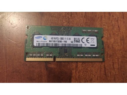 Ram memorija BR7 DDR3 Samsung 4GB , 1600Mhz , PC3L