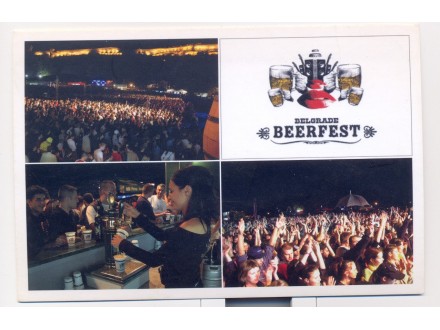 Razglednica Beograd Birfest Beerfest